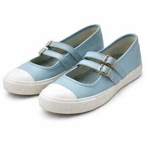 Converse Chuck Taylor All Star Double Strap Mary Jane Blue Sneakers 8.5 Casual